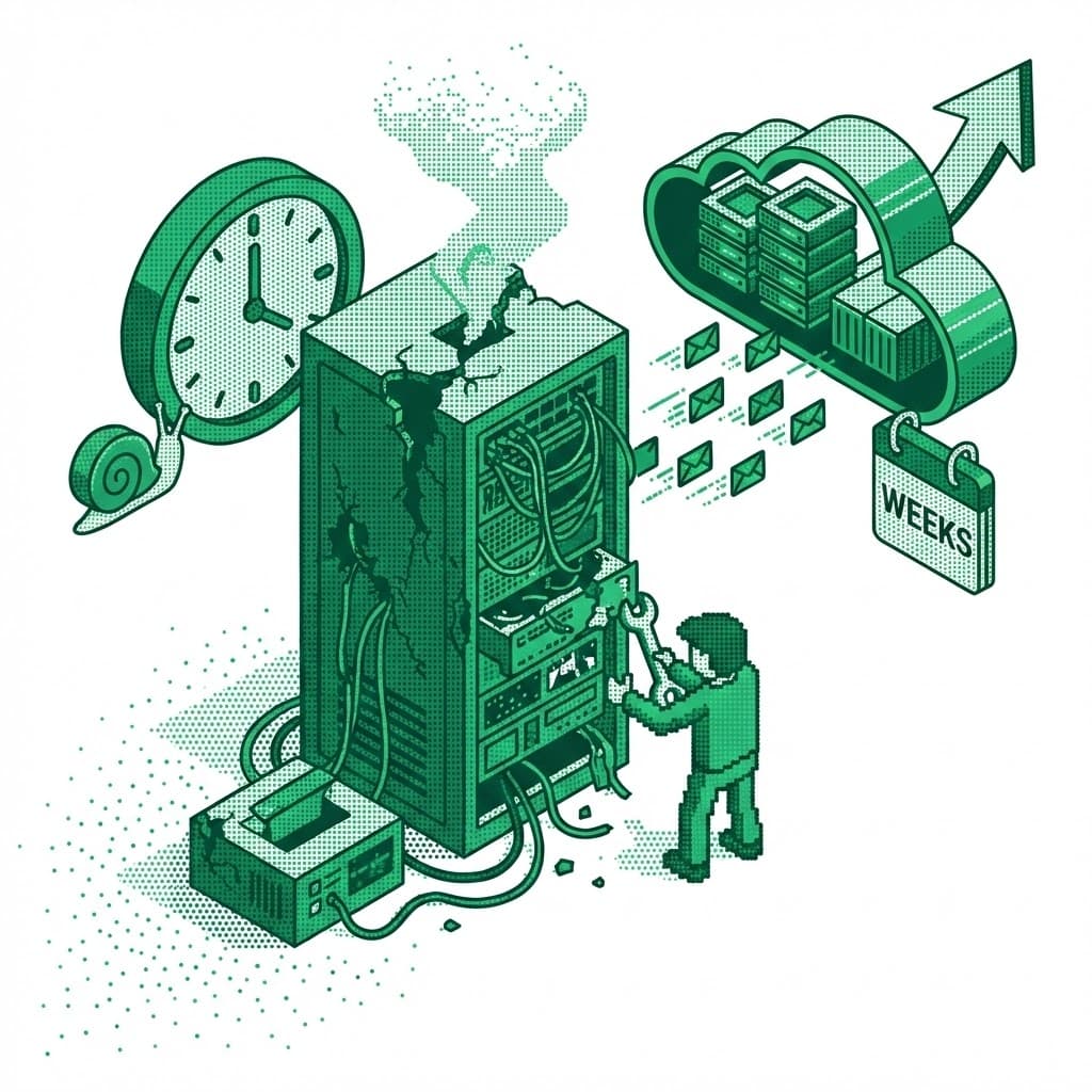 Stuck on Legacy, Falling Behind